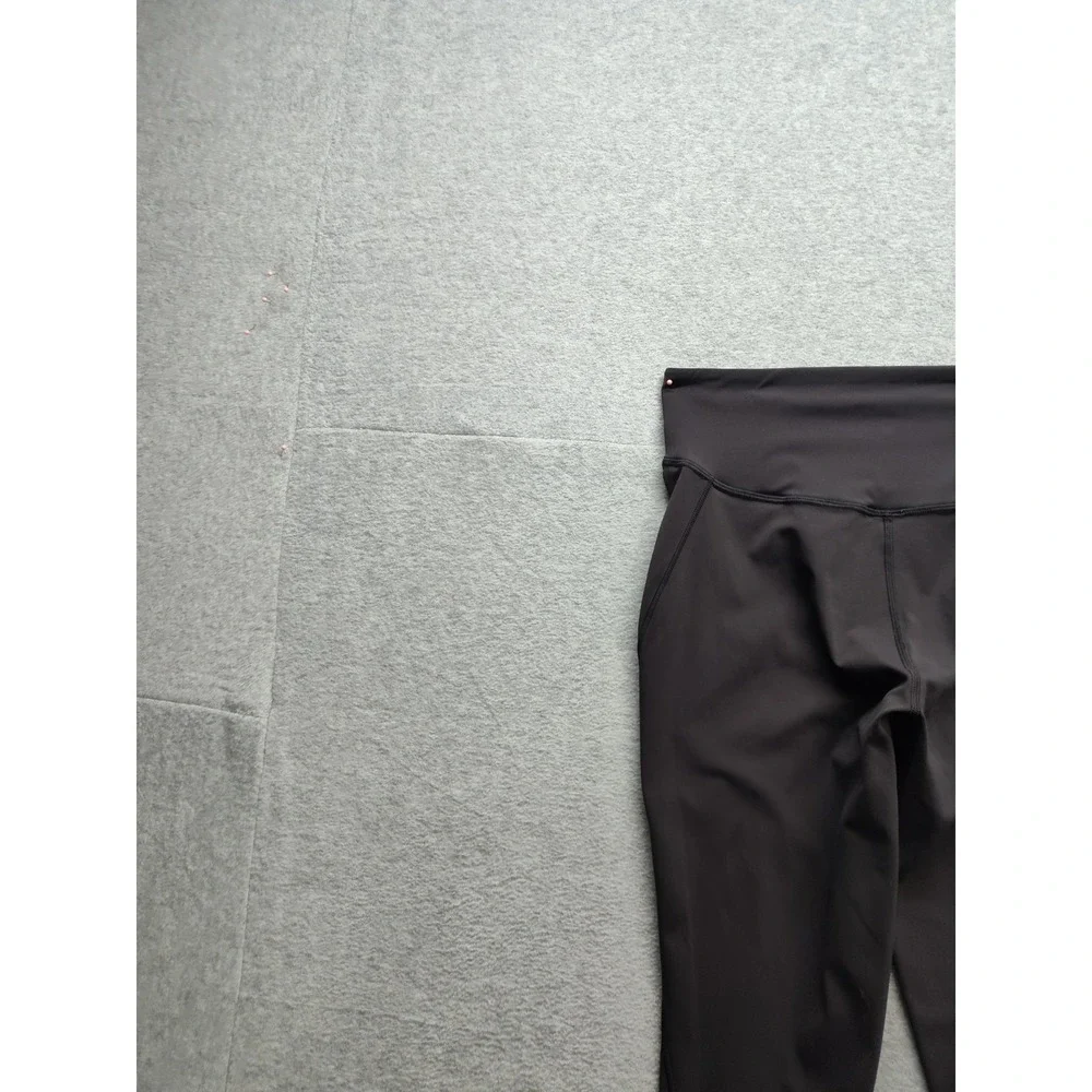 Lululemon Athletica Women Leggings 6 Black Pull‎ On High Waistband Ankle Active